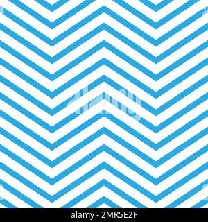 Motivo a chevron senza cuciture in blu e bianco Illustrazione Vettoriale