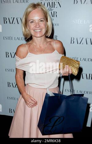 Mariella Frostrup appare al Harper's Bazaar Women of the Year Awards 2010 tenutosi ad One Mayfair. Londra, Regno Unito. 11/1/10. Foto Stock