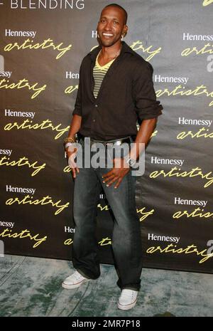 Caiphus arriva a Hennessy artistry 2010 presso gli Ice Palace Studios. La serata ha visto le performance di The Roots, Q-Tip e rapper Eve. Miami, Florida. 09/25/10. Foto Stock