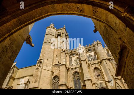 Cattedrale di Saint Just, Narbonne, Dipartimento dell'Aude, Regione dell'Occitanie, Languedoc, Francia, Europa Foto Stock