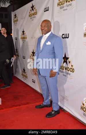 Mike Tyson all'evento Hollywood Walk of Fame Honors tenutosi presso il complesso Taglyan di Hollywood, California. 25th ottobre 2016. Foto Stock