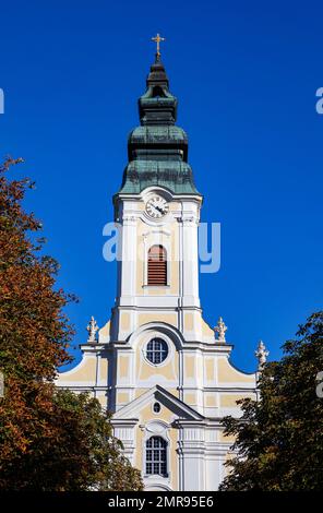 Abbazia di Engelszell, Monastero Trappista, Engelhartszell, Innviertel, Austria superiore, Austria, Europa Foto Stock