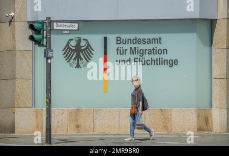 BAMF, Bundesallee, Wilmersdorf, Berlino, Germania, Europa Foto Stock