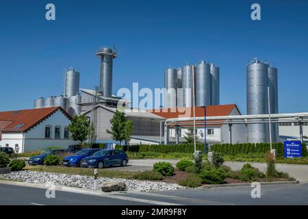 Heinrichsthaler Milchwerke, Radeberg, Sassonia, Germania, Europa Foto Stock