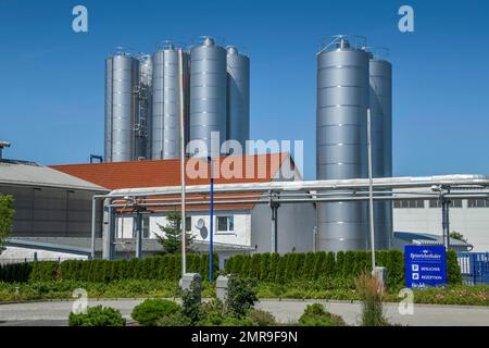 Heinrichsthaler Milchwerke, Radeberg, Sassonia, Germania, Europa Foto Stock