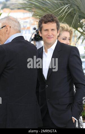 Guillaume Canet alla fotocellula per nel nome di mia figlia. Festival del Cinema di Cannes, Cannes, Francia. 22nd maggio 2014. Foto Stock