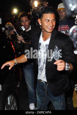 Pauly del Vecchio AKA 'DJ Pauly D' di 'The Jersey Shore' lasciando il dopo partito per gli MTV Movie Awards al Las Palmas club di Hollywood, CA. 6/7/10. . Foto Stock