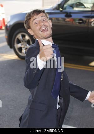 Giles Matthey al Los Angeles Premiere of 'Jobs' tenuto al Regal Cinemas L.A. Vivere a Los Angeles, CA. 13th agosto 2013. . Foto Stock