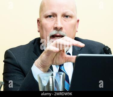 Washington, Stati Uniti. 31st Jan, 2023. STATI UNITI Il rappresentante chip Roy (R-TX) intervenendo a una riunione del Comitato per le regole della Camera degli Stati Uniti Capitol. Credit: SOPA Images Limited/Alamy Live News Foto Stock