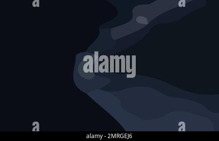 Sfondo astratto della marina estetica con area di copia. Adatto per poster e striscioni Illustrazione Vettoriale