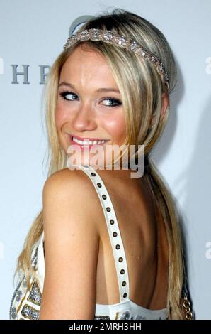 La star del '30 Rock' Katrina Bowden arriva al nightclub LIV al Fontainebleau per celebrare il suo 21st° compleanno. La data di nascita di Katrina è il 19 settembre 1988. Foto Stock