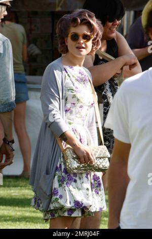 Kelly Osbourne al primo giorno del Coachella Music and Arts Festival 2010. Indio, California. 04/16/2010. Foto Stock