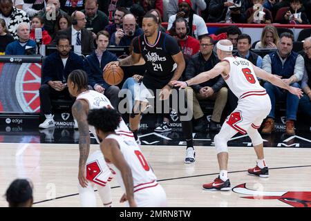 Chicago, Stati Uniti. 31st Jan, 2023. Norman Powell (24 Los Angeles Clippers) in azione durante la partita tra i Chicago Bulls e Los Angeles Clippers martedì 31 gennaio 2023 presso lo United Center, Chicago, USA. (NESSUN USO COMMERCIALE) (Foto: Shaina Benhiyoun/Sports Press Photo/C - UN'ORA DI SCADENZA - ATTIVA FTP SOLO SE LE IMMAGINI HANNO MENO DI UN'ORA - Alamy) Credit: SPP Sport Press Photo. /Alamy Live News Foto Stock