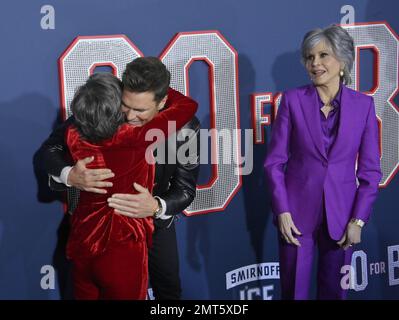 Los Angeles, Stati Uniti. 31st Jan, 2023. I membri del cast Sally Field, Tom Brady e Jane fonda parteciperanno alla prima della commedia cinematografica '80 for Brady' al Regency Village Theatre nella sezione Westwood di Los Angeles martedì 31 gennaio 2023. Trama: Un gruppo di amici ha fatto la loro missione per tutta la vita di andare al Super Bowl e incontrare la superstar della NFL Tom Brady. Foto di Jim Ruymen/UPI Credit: UPI/Alamy Live News Foto Stock