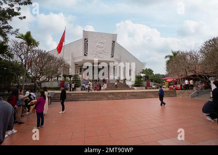 Hanoi, Vietnam, gennaio 2023. Vista esterna del Museo ho Chi Minh nel centro della città