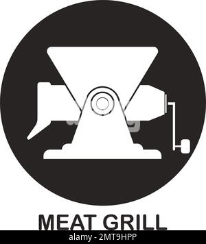 icona della macchina macinacaffè Illustrazione Vettoriale