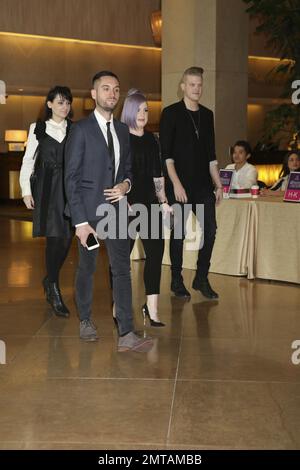 Kelly Osbourne al Peggy Albrecht friendly House 26th Annual Awards Luncheon al Beverly Hilton Hotel di Beverly Hills, California, il 24 ottobre 2015. La Peggy Albrecht friendly House è stata fondata nel 1951 ed è stata la prima casa nel paese per le donne che si sono guarite dall'abuso di sostanze e alcool. È un modello per le case di recupero negli Stati Uniti e in Europa. Foto Stock