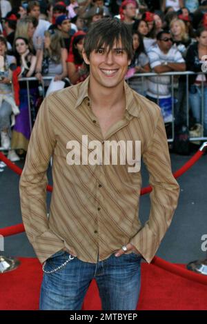 Sean Faris partecipa alla prima mondiale dei pirati dei Caraibi: Al World's End a Disneyland ad Anaheim, California 5/19/07. Foto Stock