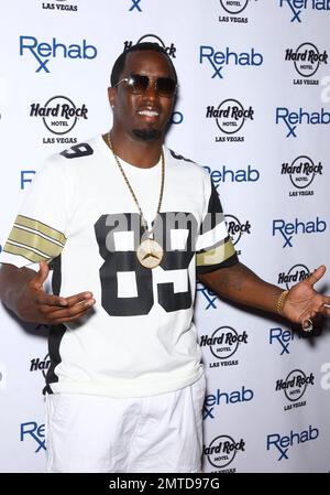 Puff Daddy, alias Sean Combs, celebra il fine settimana del Memorial Day presso L'Hard Rock Hotel & Casino di Las Vegas, Nevada. 25 maggio 2014. Foto Stock