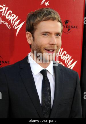 L'attore Mark Webber arriva alla prima "Scott Pilgrim vs the World" al Grauman's Chinese Theatre di Hollywood, California. 7/27/10. . Foto Stock