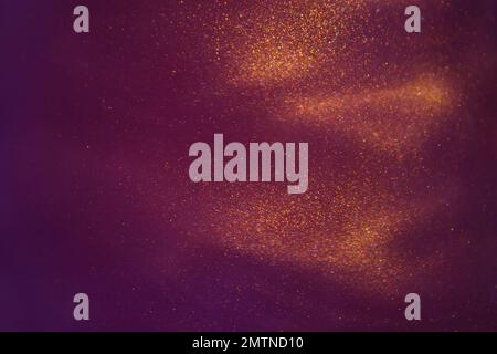 astratto sfondo viola-rosa con scintille e motivi a forma d'onda Foto Stock