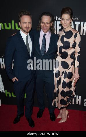 Aaron Paul e Michelle Monaghan hanno partecipato alla prima di Los Angeles della serie originale Hulu 'The Path' al cinema ARCLIGHT di Hollywood, California. 21st marzo, 2016. Foto Stock