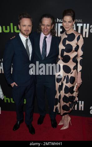 Michelle Monaghan e Aaron Paul hanno partecipato alla prima a Los Angeles della serie originale Hulu 'The Path' al cinema ARCLIGHT di Hollywood, California. 21st marzo, 2016. Foto Stock