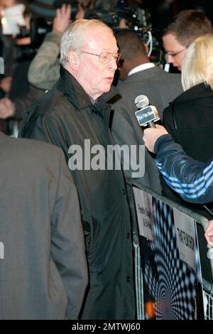 Michaedl Caine partecipa alla prima cinematografica londinese di "The Prestige" UK 11/05/2006 Foto Stock