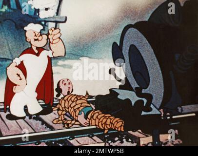 Popeye l'anno di Sailor: 1933 USA regista: Dave Fleischer Animation Foto Stock