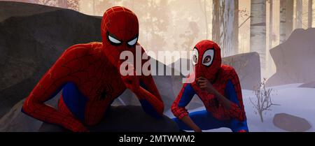 Spider-Man: Into the Spider-Verse anno : 2018 USA regista : Bob Persichetti, Peter Ramsey, Rodney Rothman Animation Foto Stock