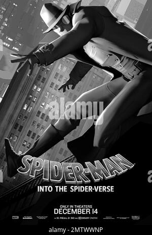 Spider-Man: Into the Spider-Verse anno : 2018 USA regista : Bob Persichetti, Peter Ramsey, Rodney Rothman Animation poster americano Foto Stock