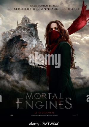 Mortal Engines anno : 2018 USA / Nuova Zelanda Direttore : Christian Rivers Hera Hilmar poster francese Foto Stock