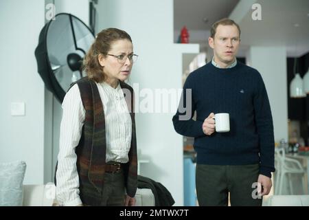 Assolutamente favoloso : il film anno : 2016 Regno Unito / USA regista : Mandie Fletcher Julia Sawalha, Robert Webb Foto Stock