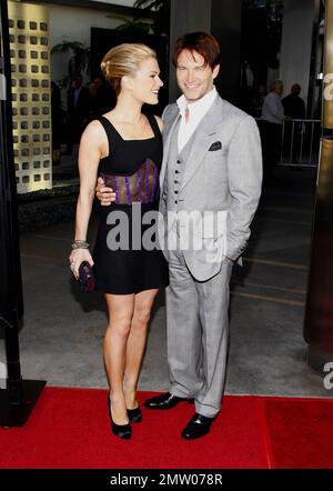 Anna Paquin e Steven Moyer posano alla Season 4 Premiere di "True Blood" di HBO che si tiene presso l'ARCLIGHT Cinemas di Los Angeles, CA, 06/21/11. Foto Stock