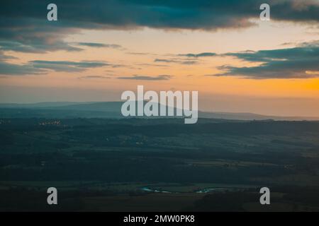 Una bella vista da un mantenimento all'altro Foto Stock