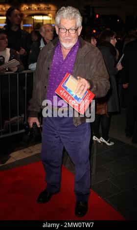 Rolf Harris e Timmy Mallet alla serata stampa "gli ombrelli di Cherbourg" al Gielgud Theatre di Londra, Regno Unito. 3/22/11. Foto Stock