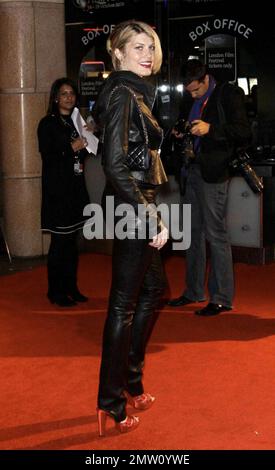 Meredith Ostrom partecipa alla proiezione di 'Up in the Air' al Times BFI London Film Festival di Vue West End. Londra, Regno Unito. 10/18/09. Foto Stock