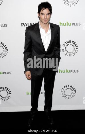 L'attore Ian Somerhalder arriva al Paleyfest 2012 al Saban Theatre di Beverly Hills, California. 10th marzo 2012. Foto Stock