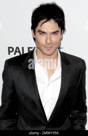 L'attore Ian Somerhalder arriva al Paleyfest 2012 al Saban Theatre di Beverly Hills, California. 10th marzo 2012. Foto Stock