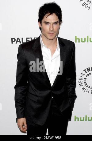 L'attore Ian Somerhalder arriva al Paleyfest 2012 al Saban Theatre di Beverly Hills, California. 10th marzo 2012. Foto Stock