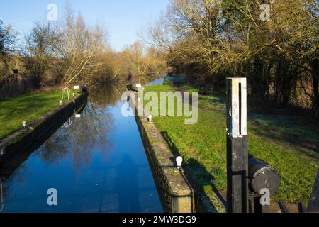 Stort di fiume, Hertfordshire Foto Stock