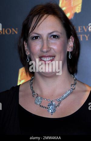 Miranda Hart al RTS Program Awards al Grosvenor House Hotel di Londra, Regno Unito. 3/15/11. Foto Stock