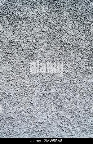 Bella parete grigio chiaro e intonacata a righe. Foto Stock