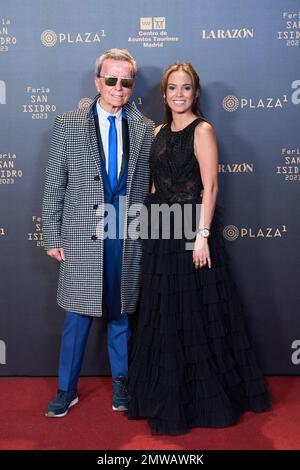 Madrid. Spagna. 20230201, Jose Ortega Cano, Gloria Camila partecipa alla ‘Fiera di San Isidro 2023’ Photocall all’Arena di Las Ventas il 1 febbraio 2023 a Madrid, Spagna Foto Stock