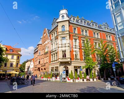 Weimar, Città Vecchia, Turingia, Germania Foto Stock