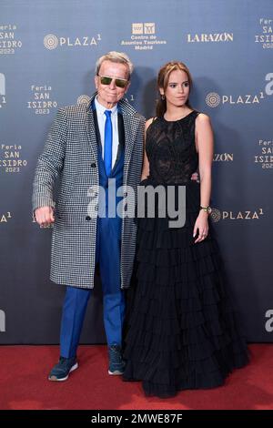 1 febbraio 2023, Madrid, Madrid, Spagna: Jose Ortega Cano, Gloria Camila partecipa â€˜Fiera di San Isidro 2023â€™ Photocall all'arena Las Ventas il 1 febbraio 2023 a Madrid, Spagna (Credit Image: © Jack Abuin/ZUMA Press Wire) SOLO PER USO EDITORIALE! Non per USO commerciale! Foto Stock