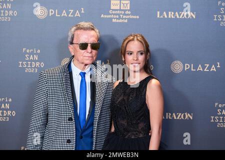 1 febbraio 2023, Madrid, Madrid, Spagna: Jose Ortega Cano, Gloria Camila partecipa â€˜Fiera di San Isidro 2023â€™ Photocall all'arena Las Ventas il 1 febbraio 2023 a Madrid, Spagna (Credit Image: © Jack Abuin/ZUMA Press Wire) SOLO PER USO EDITORIALE! Non per USO commerciale! Foto Stock