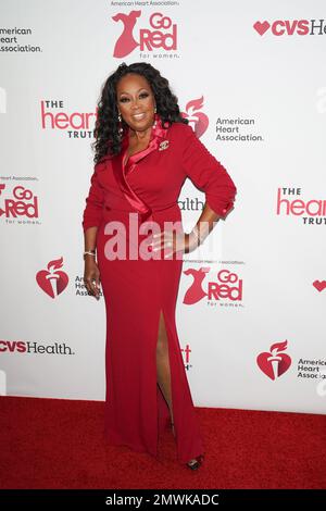 New York, NY, Stati Uniti. 1st Feb, 2023. Star Jones in partecipazione al concerto e al Fashion Show della American Heart Association's GO RED FOR WOMEN Red Dress Collection, all'Appel Room Amphitheater al Jazz al Lincoln Center, New York, 1 febbraio 2023. Credit: Kristin Callahan/Everett Collection/Alamy Live News Foto Stock