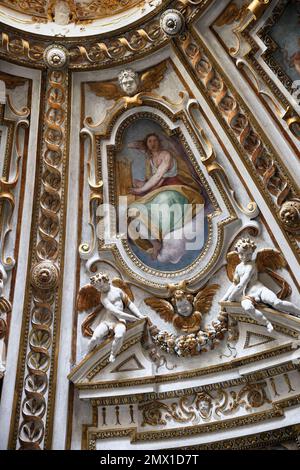 Roma, Roma. 01st Feb, 2023. **NESSUN WEB E GIORNALI SOLO PER L'ITALIA** ROMA Restauro della cupola della Chiesa di Santa Maria ai Monti Credit: Agenzia indipendente per le foto/Alamy Live News Foto Stock