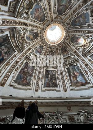 Roma, Roma. 01st Feb, 2023. **NESSUN WEB E GIORNALI SOLO PER L'ITALIA** ROMA Restauro della cupola della Chiesa di Santa Maria ai Monti Credit: Agenzia indipendente per le foto/Alamy Live News Foto Stock